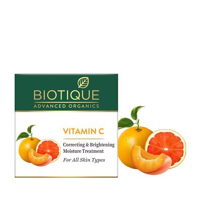 Biotique Vitamin C Correcting and Brightening Non-Greasy Face Cream for All Skin Type