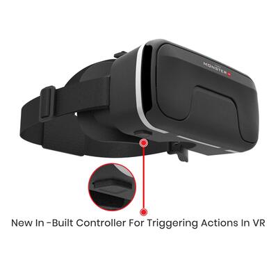 Irusu Monster VR Headset with Remote Controller (Conductive Touch Button)