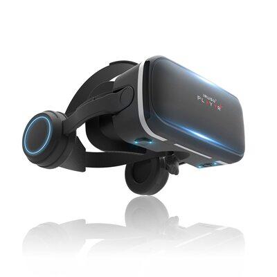 Irusu Play VR Plus Virtual Reality Headset with Headphones (Anti-Blue Lens)